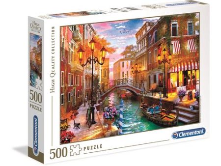 Puzzle Sunset Over Venice 500 Peças Hot on Sale