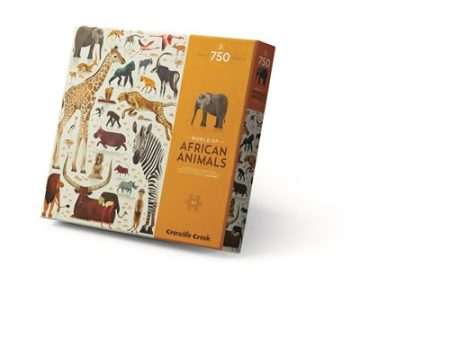 Puzzle World Of African Animals 750 Peças Cheap