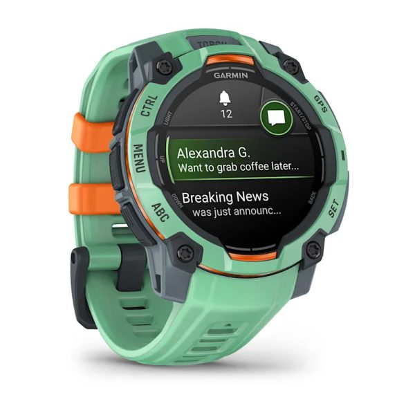 Garmin Instinct 3 – 45 mm, AMOLED Neo Tropic with Neo Tropic Band (010-02936-01) Online now