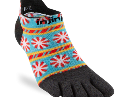 Injinji SPECTRUM Run Womens Lightweight No-Show Running Socks Online Sale