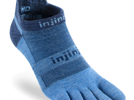 Injinji RUN Lightweight No-Show NuWool Running Socks For Sale