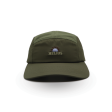 Helios Ultralight 7 Panel Firm Brim Running Cap - Olive Supply