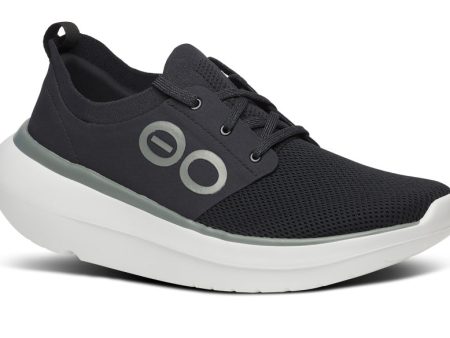 OOFOS Men s OOmy Stride Shoe - White Black Sale