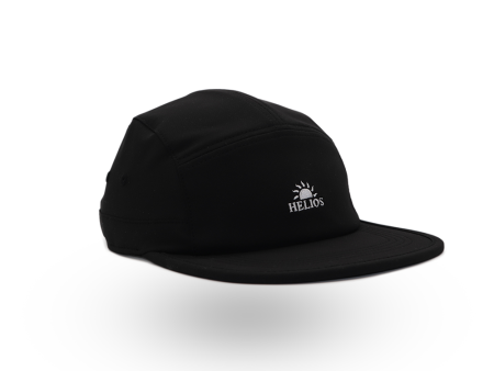 Helios Headwear Speed Lid 7 Panel Cap - Black For Discount