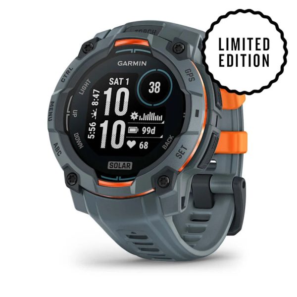 Garmin Instinct 3 – 45 mm, Solar Twilight with Twilight Band (010-02934-01) Online Hot Sale