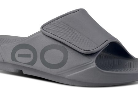 OOFOS Men s OOahh Sport Flex Slide - Slate Cheap