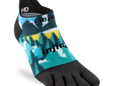 Injinji SPECTRUM RUN Lightweight No-Show Running Socks on Sale