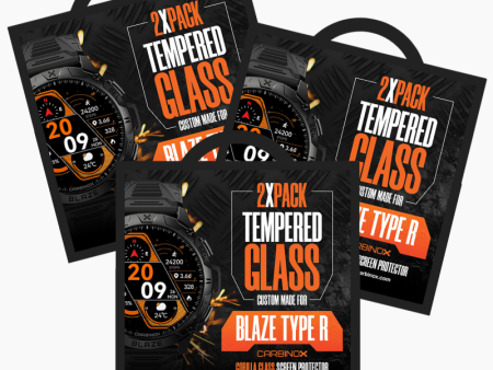 Tempered Glass for Carbinox Blaze Type R [TRI-PACK] Hot on Sale