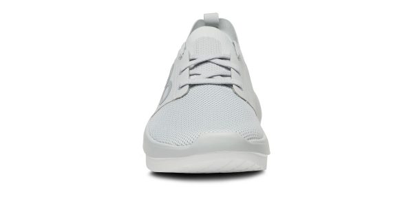 OOFOS Men s OOmy Stride Shoe - White Grey Supply