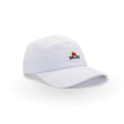 Helios Ultralight 7 Panel Firm Brim Running Cap - White For Cheap