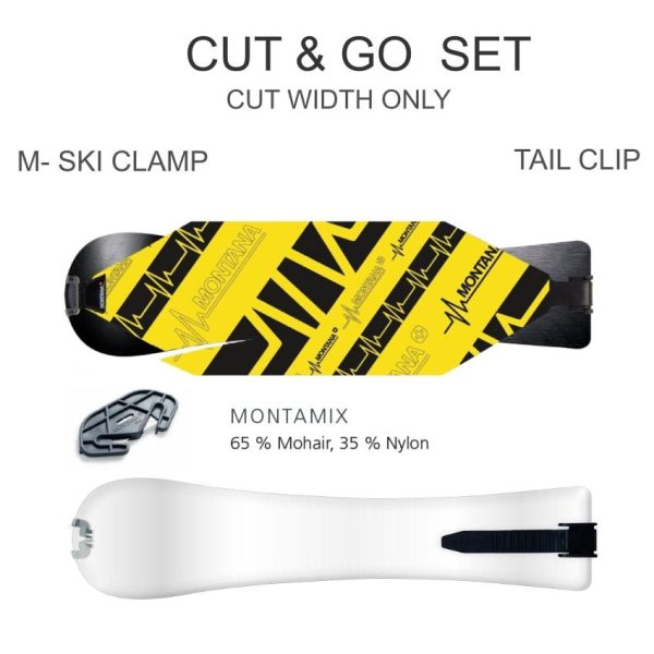 Montana Climbing Skins - Cut & Go - ADRENALINE - 140 mm Sale