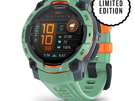 Garmin Instinct 3 – 45 mm, AMOLED Neo Tropic with Neo Tropic Band (010-02936-01) Online now