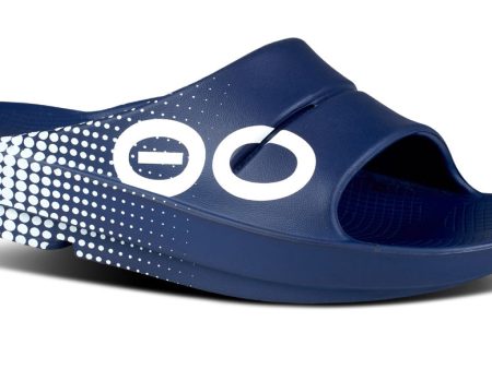 OOFOS Women s OOahh Sport Slide - Navy Matrix Online Sale