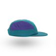 Helios Headwear Ultralight 7 Panel Soft Brim Cap - Teal Purple Online