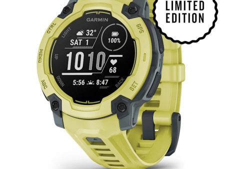 Garmin Instinct E – 45 mm Electric Lime with Electric Lime Band (010-02933-01) Online Sale