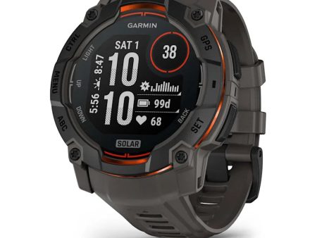 Garmin Instinct 3 – 50 mm, Solar Black with Charcoal Band (010-02935-00) Online Sale