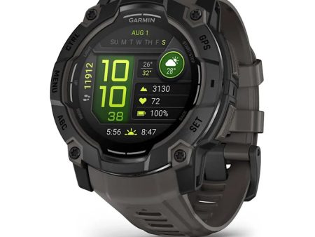 Garmin Instinct 3 – 50 mm, AMOLED Black with Charcoal Band (010-03020-00) on Sale