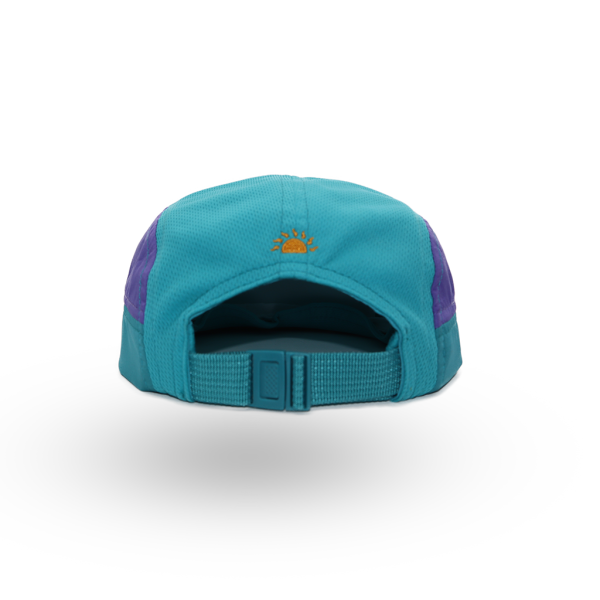 Helios Headwear Ultralight 7 Panel Soft Brim Cap - Teal Purple Online