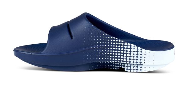 OOFOS Women s OOahh Sport Slide - Navy Matrix Online Sale