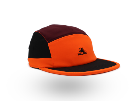 Helios Headwear Speed Lid 7 Panel Cap - Ronald Orange Fashion