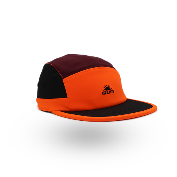 Helios Headwear Speed Lid 7 Panel Cap - Ronald Orange Fashion