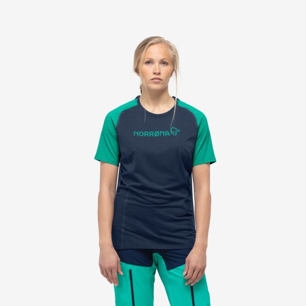 Norrona Womens Fjora Equaliser Lightweight T-Shirt For Sale