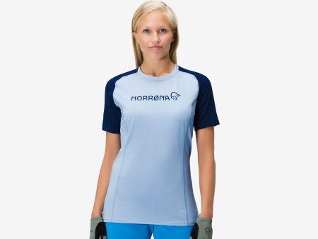 Norrona Womens Fjora Equaliser Lightweight T-Shirt For Sale